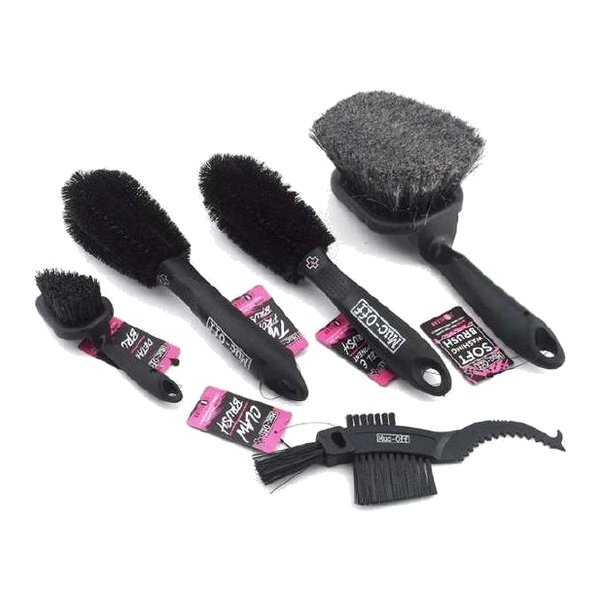 Kit 5 cepillos de lavado moto